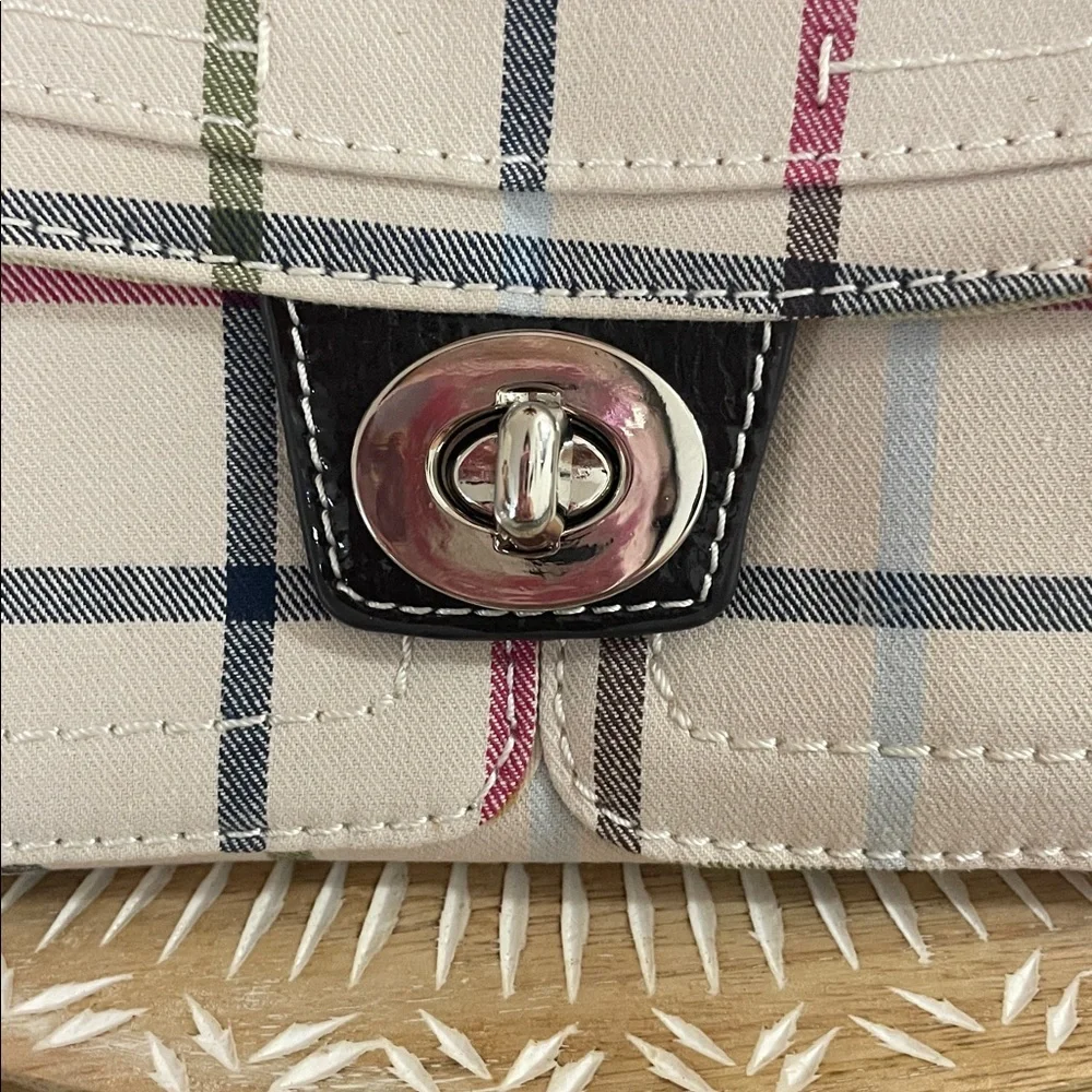 Plaid Denim Women's  Wristlet Wallet - Picture 3 of 7